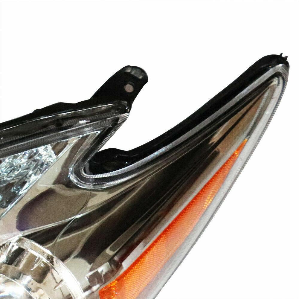 [1 Pair] Left + Right Headlights Headlamps Assembly Set For Toyota Prius Halogen Model 2010 2011 Car Accessories