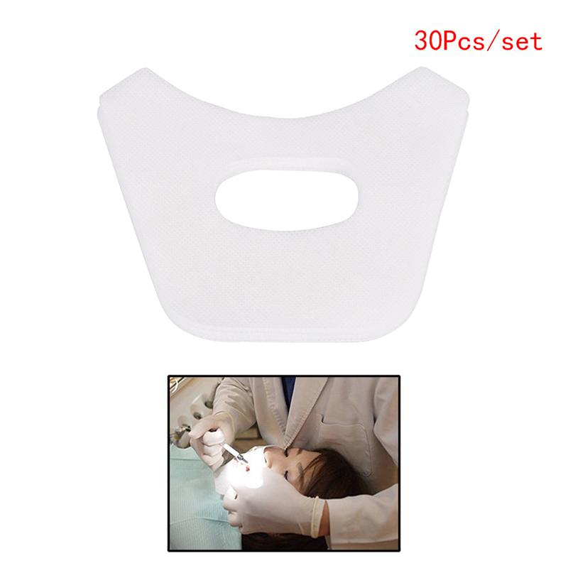 30Pcs Dental Teeth Whitening Face Gauze Dental Facial Mask Mouth Tooth