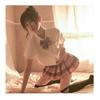 Of Sailor Uniform JK Mini Skirt Cosplay Sexy Erotic Short Sleeve High School Girls Uniform Skirt Cute Skirt Bowknot Ribbon School Uniform Temptation