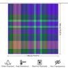 Plaid Shower Curtain Modern Multicolor Striped Bath Decoration 180X240Cm Waterproof Fabric For Bathroom Decor Home Accessories
