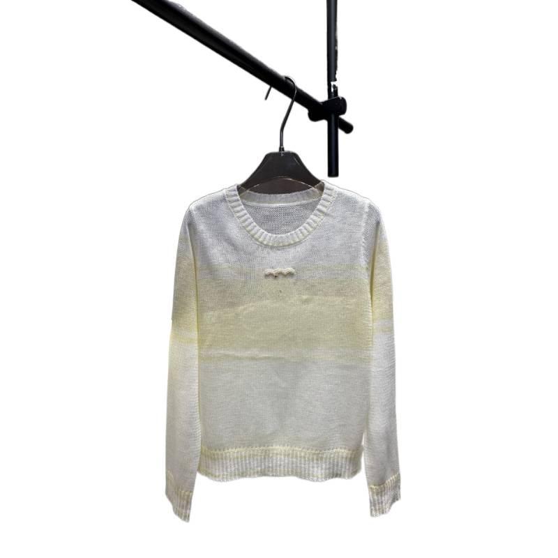 Autumn Knit Patchwork Embroidered Loose Sweater