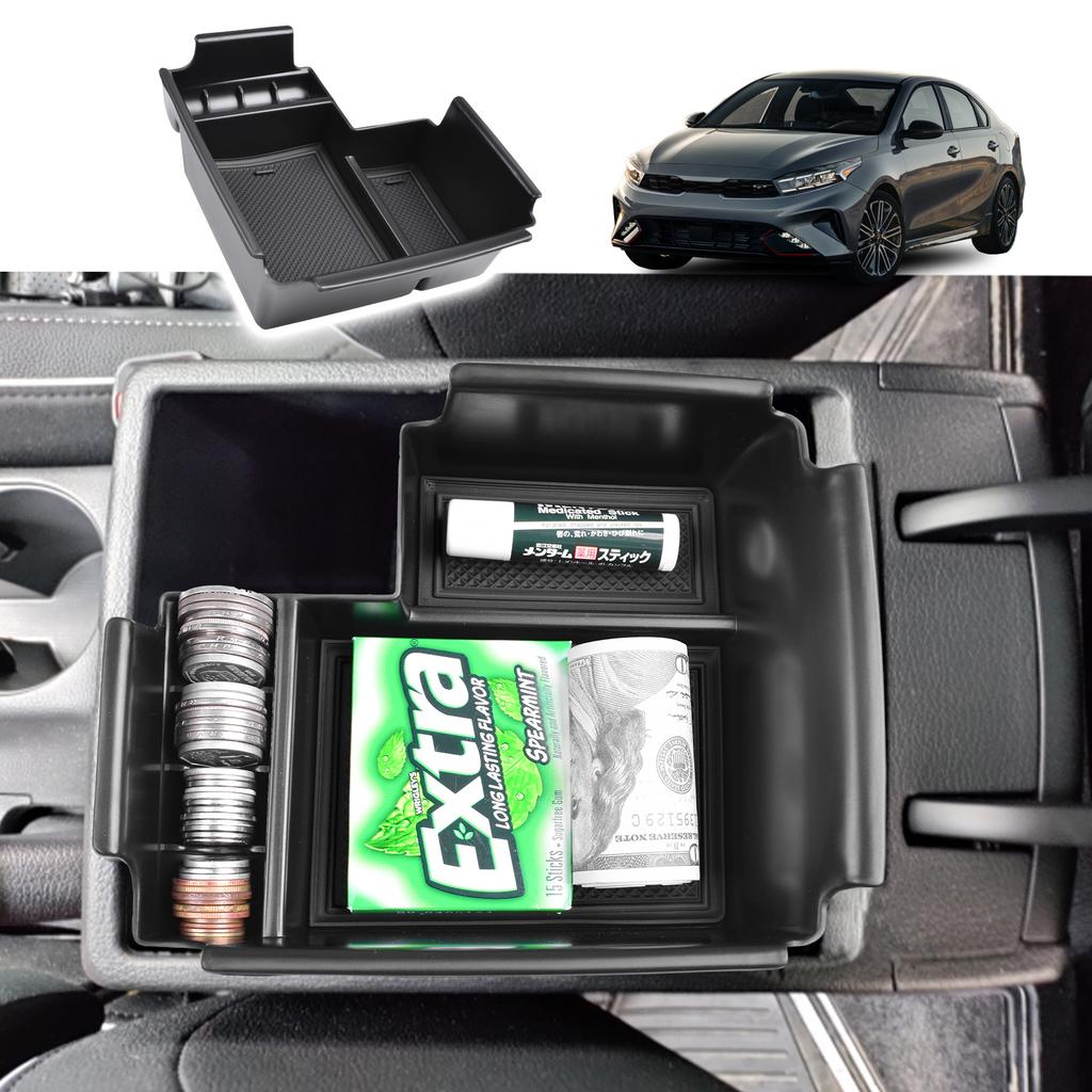 Organisateur de Console Centrale Pour Kia Forte GT EX FE LX LXS S 2019 2020 2025 2025 2025 2025 Accessoires, Plateau Inséré en Matériaux ABS