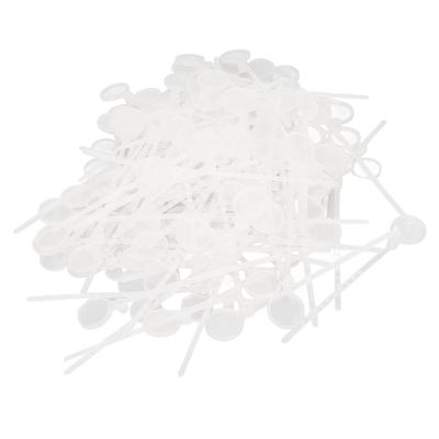 100pcs Poultry Leg Bands Disposable Poultry Leg Ties with Tag Covers for Chicken Duck Goose Pigeons