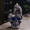 Zisha Skull Halloween Backflow Incense Burner - European Style Home Gift Ornament