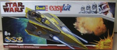 Deutsches Revell Star Wars Jedi Starfighter Klonkriege Version R06665 Plastikmodell Anakins