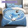 KDB Midfield Legend Bedding Quilt Set Quilt Cover Pillowcase Home Decoration Birthday Gift (1 * duvet cover + 2 * pillowcase, without core)