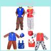 High-quality Material Paw Patrol Kids Cosplay Costume With Matching Hat And Bag