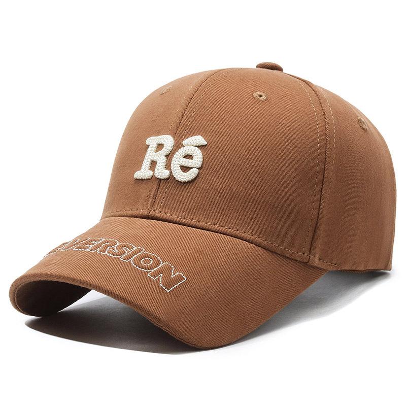 Весенняя новая мужская и женская бейсболка с твердым верхом и вышитыми буквами — фото 8
