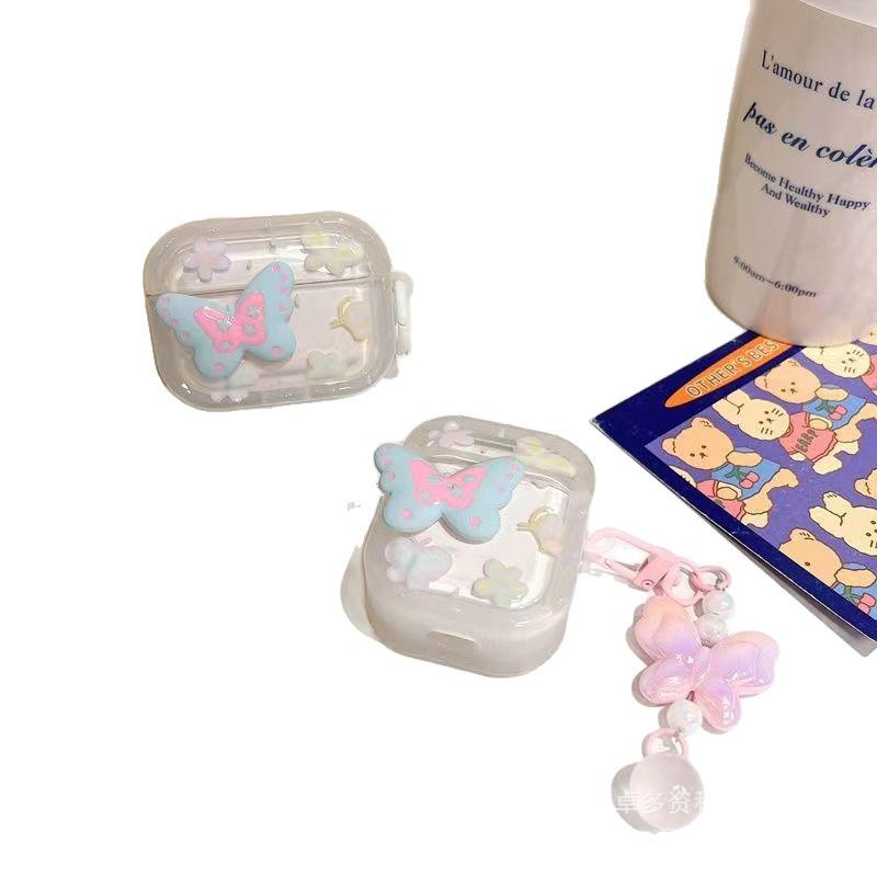 Japan and South Korea Ins Star Butterfly Applicable Apple AirPods1 Headphone Case AirPodsPro1 Headphone Case