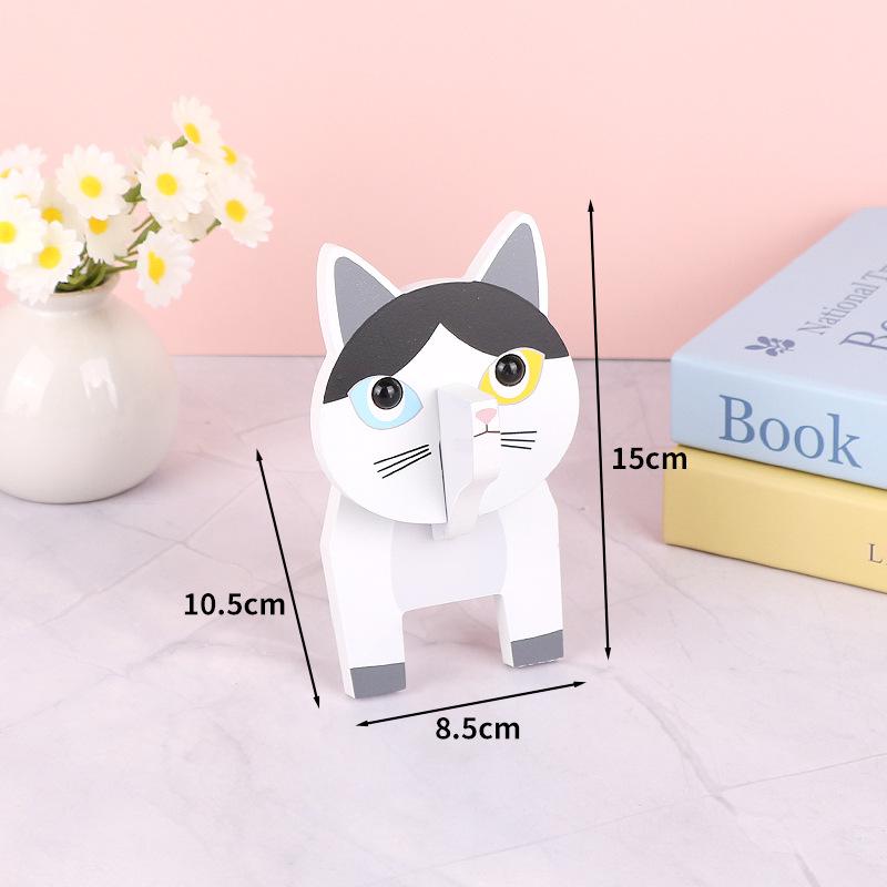 1pcs Wooden Cartoon Creative Animal Detachable Glasses Stand Ornament Living Room Desktop Craft Decor Eyeglass Holder