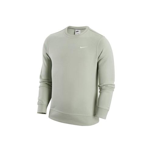 Nike Brand Logo Embroidered Solid Color Fleece-Lined Sweatshirt for Men in Teal S циан
