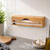 WallMounted Trimmer Housing Front Cutting Slot Bamboo Foil Box Curved Opening Slice Tool