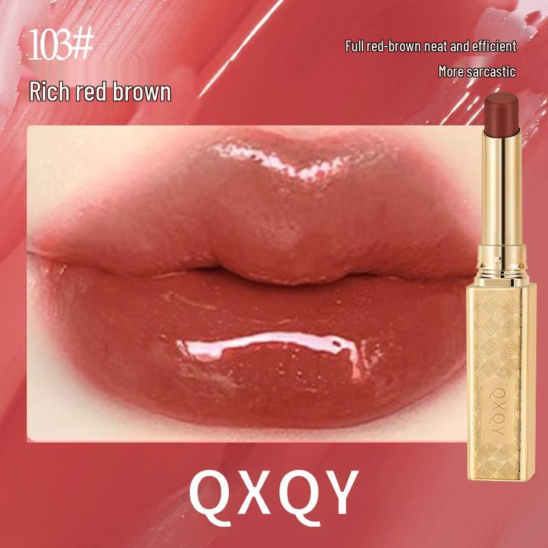 

QXQY Water Essence Lipstick: Hydrating, Moisturizing, Whitening, Long-Lasting, Nourishing, Non-Stick, Fades Lip Lines.