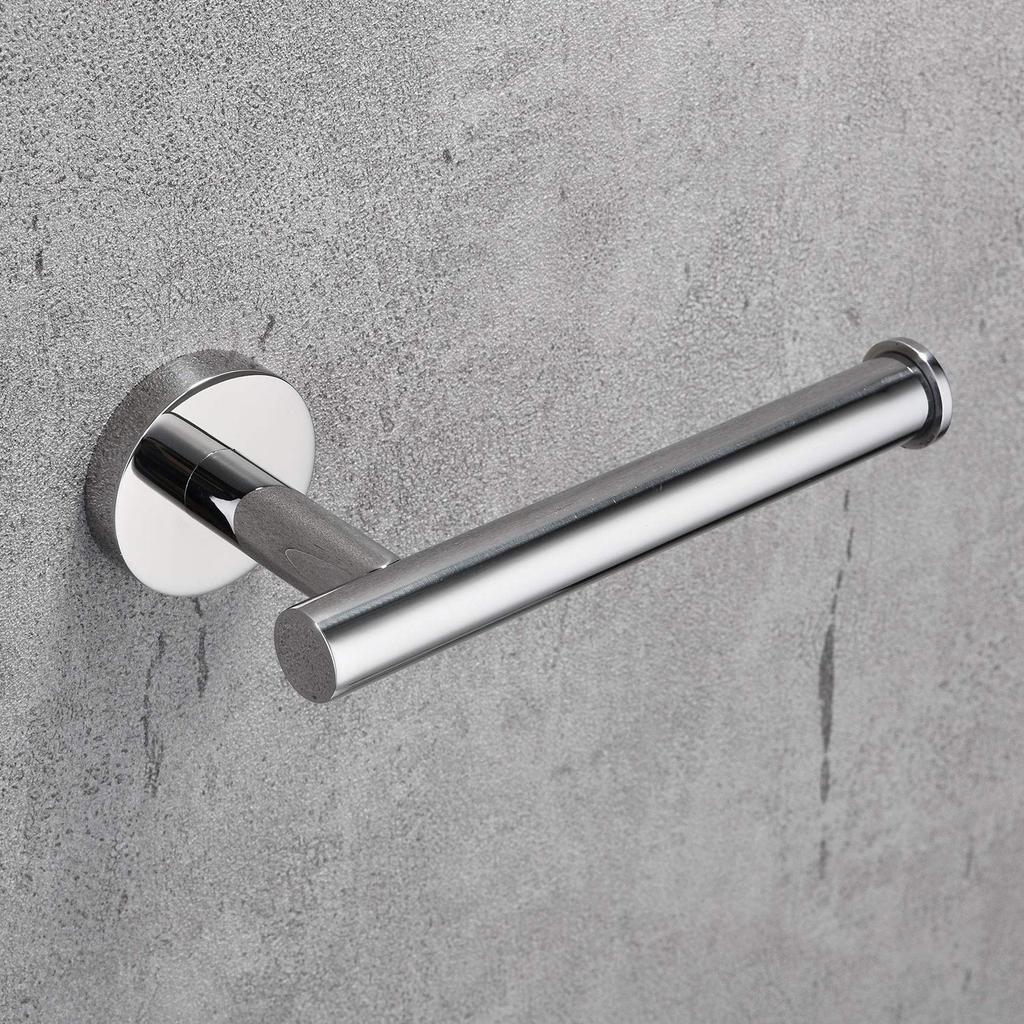 Celbon SUS304 Stainless Steel Toilet Roll Holder, Chrome Finish, Wall Mounted Bathroom Tissue Holder, Chrome…