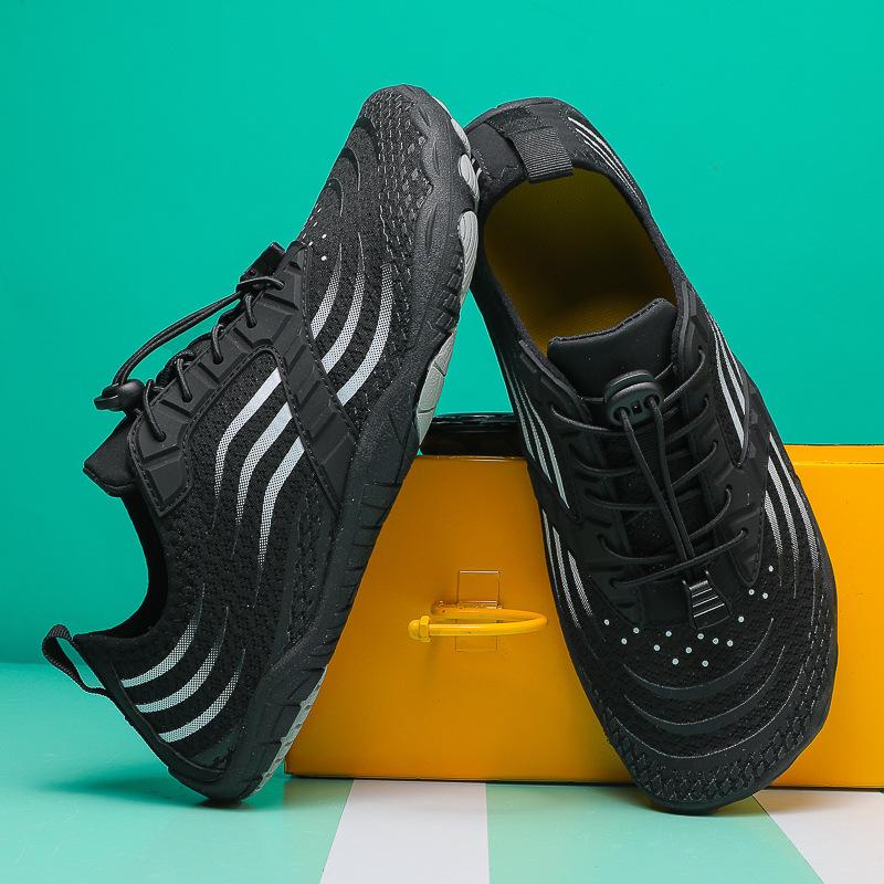 Indoor Fitness Shoes Men's and Women's Skipping Rope Shoes Mute Light Treadmill Shoes Gym Training Yoga Five Finger Sneakers