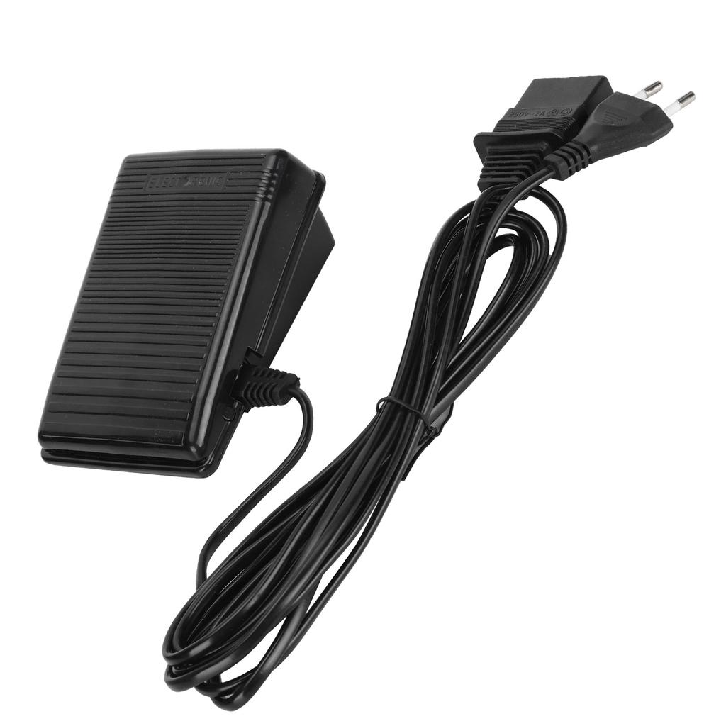 Sewing Machine Foot Pedal Controller Multifunctional 3‑Hole Power Cord for SINGEREU Plug 220V