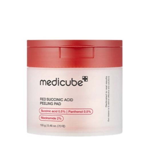 MEDICUBE Red Succinic Acid Peeling Pad 155g (70pads) set