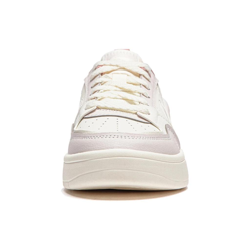 Li Ning Sycee V2 Slip Resistant Cushioning Abrasion Resistant Low Top Skateboard Shoes Women's White Pink AGCU248-3