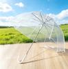 Klarer Kuppelschirm mit automatischem Öffnungs- und Schließmechanismus Transparente Haube Winddichtes Design Stabiler Rahmen Leichter Griff für Regenschutz