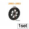 1Pcs Technical Tire & Wheel Hub Building Blocks Compatible with MOC Car Truck Parts