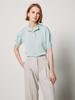 AYIHOLIC CASHMERE Puff Sleeve Pastel Polo