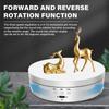 138mm electric rotating mirror display stand, 360-degree turntable,jewelry stand, rotating shooting, three speeds Christmas gift