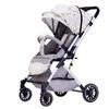 Lightweight Two-Way High Landscape Baby Stroller: Sit & Recline, One-Button Foldable Children's Pushchair.