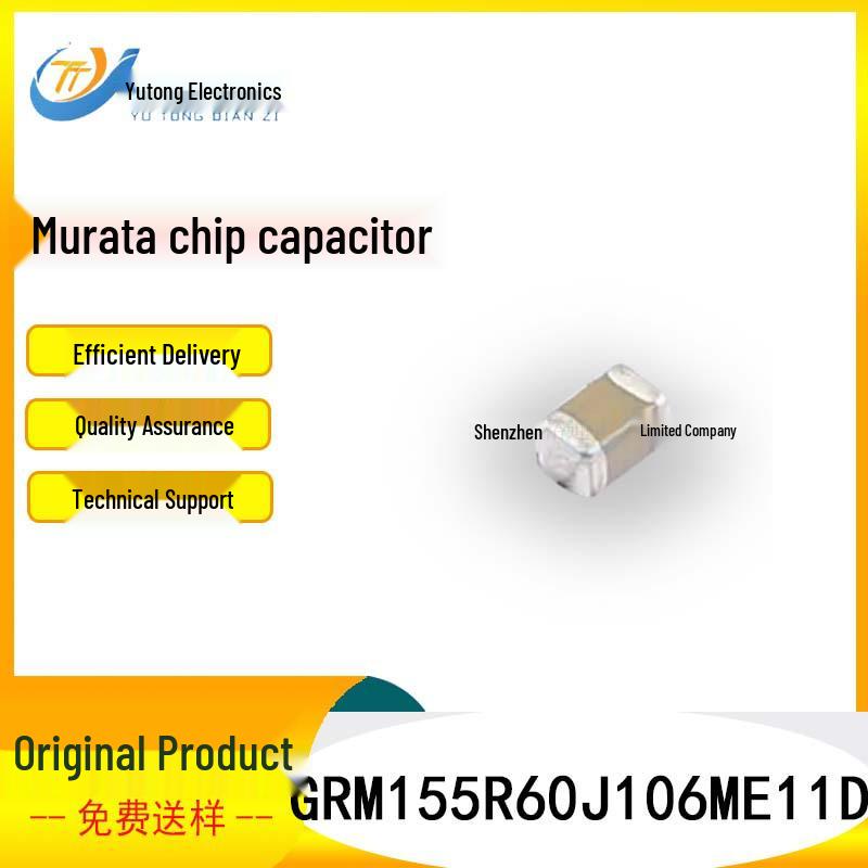 

Murata 0402 10uF X5R Ceramic Chip Capacitor, 6.3V, 20% Tolerance