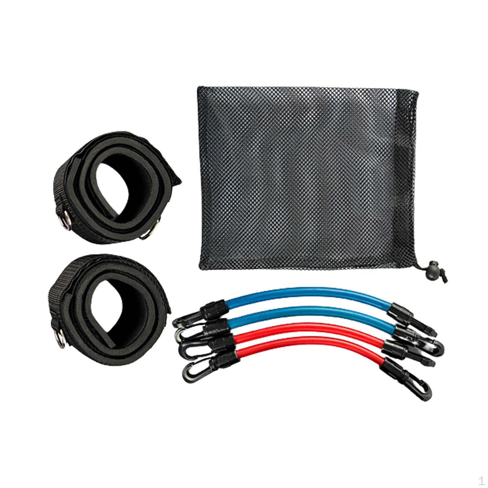 

Набор эспандеров для лодыжки, аксессуары для тренировок, инструмент для тренировки скорости и ловкости для баскетбола Red and Blue