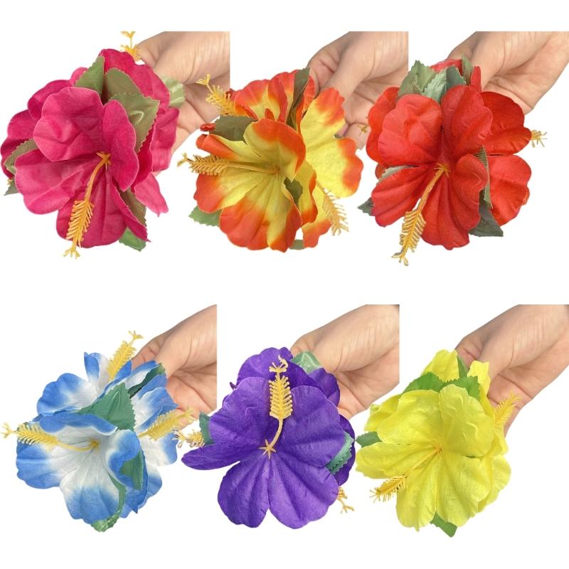 Bloem Haarclip voor Vrouwen en Meisjes Kunstbloem Haarspeld Barrette Hoofddeksel Haarstukken Hoofddeksels Haaraccessoires