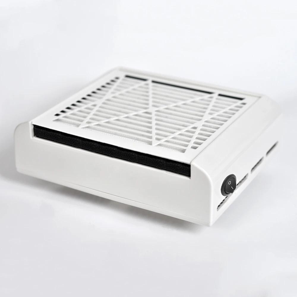 Nail Dust Collector: 80W High-Power Suction, Filter Screen & Speed Control for No Dust Escape