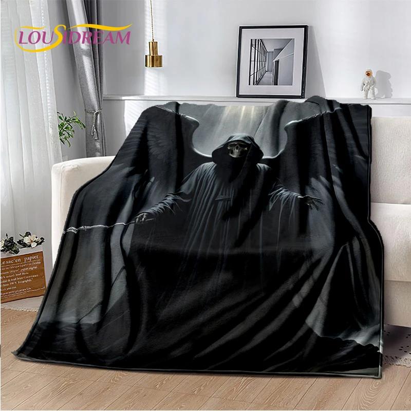 Gothic Horror Character Skull Ghost Spirit 29 Style Soft Blanket,Soft Throw Blanket for Home Bedroom Bed Sofa Picnic Travel Gift