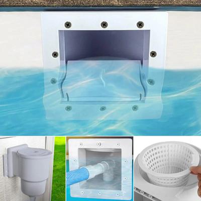 Above-ground Pool Skimmer, ABS Standard Through-wall Skimmer With Accessory Kit, Pool Skimmer