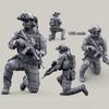 1/35 Resin Model Figure Kits GK  Six People No MotorcycleMilitary Theme Unassembled And Unpainted 136RBL