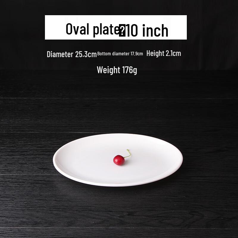 Qianxing A8 Melamine Oval Dinner Plates