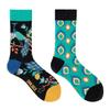 Calzini AB Asimmetrici Trendy Divertenti per Coppia Anatra Mandarina Colorati Calzini a Mezza Gamba SMLSOX