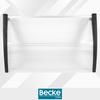 Arched Canopy Over the Entrance Door, Balcony Window Canopy, Black 150x80 GoGarden