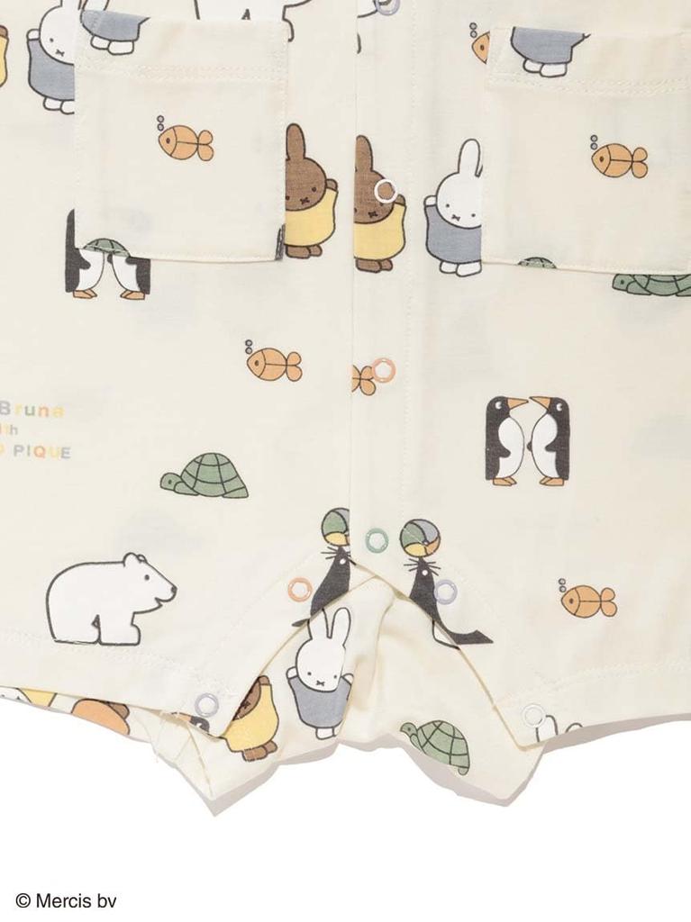 Gelato Pique DickBruna Baby Print Romper Cool-to-the-Touch All-Over (PBCO254417YEL80)