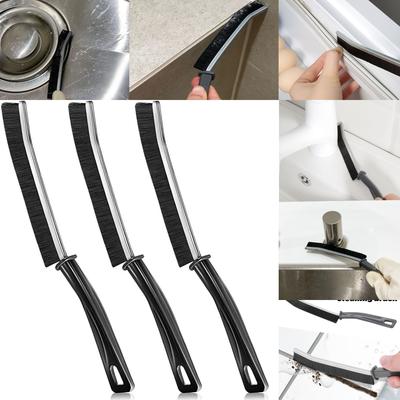 Escova de limpeza de rejunte para juntas de ladrilhos domésticos, escova durável para limpeza de rejuntes de ladrilhos, pequenas escovas para limpeza de rejuntes de ladrilhos para linhas de piso de chuveiro