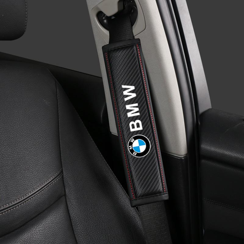 2pcs Car Safety Shoulder Cover Seat Belt Pads Strap Padding for BMW M Performance E30 E34 E36 F21 F30 F35 M3 M5 X1 X3 Accessory Dnsh52