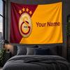 Arazzo Personalizzato da Appendere alla Parete Tessuto con Sfondo Artistico Modello Galatasaray FC