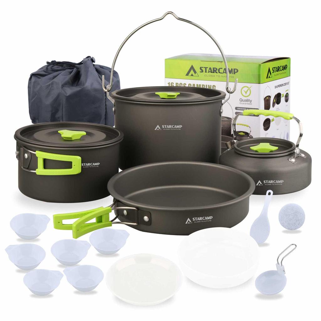 STARCAMP Outdoor Camping Cookware & Cutlery Set