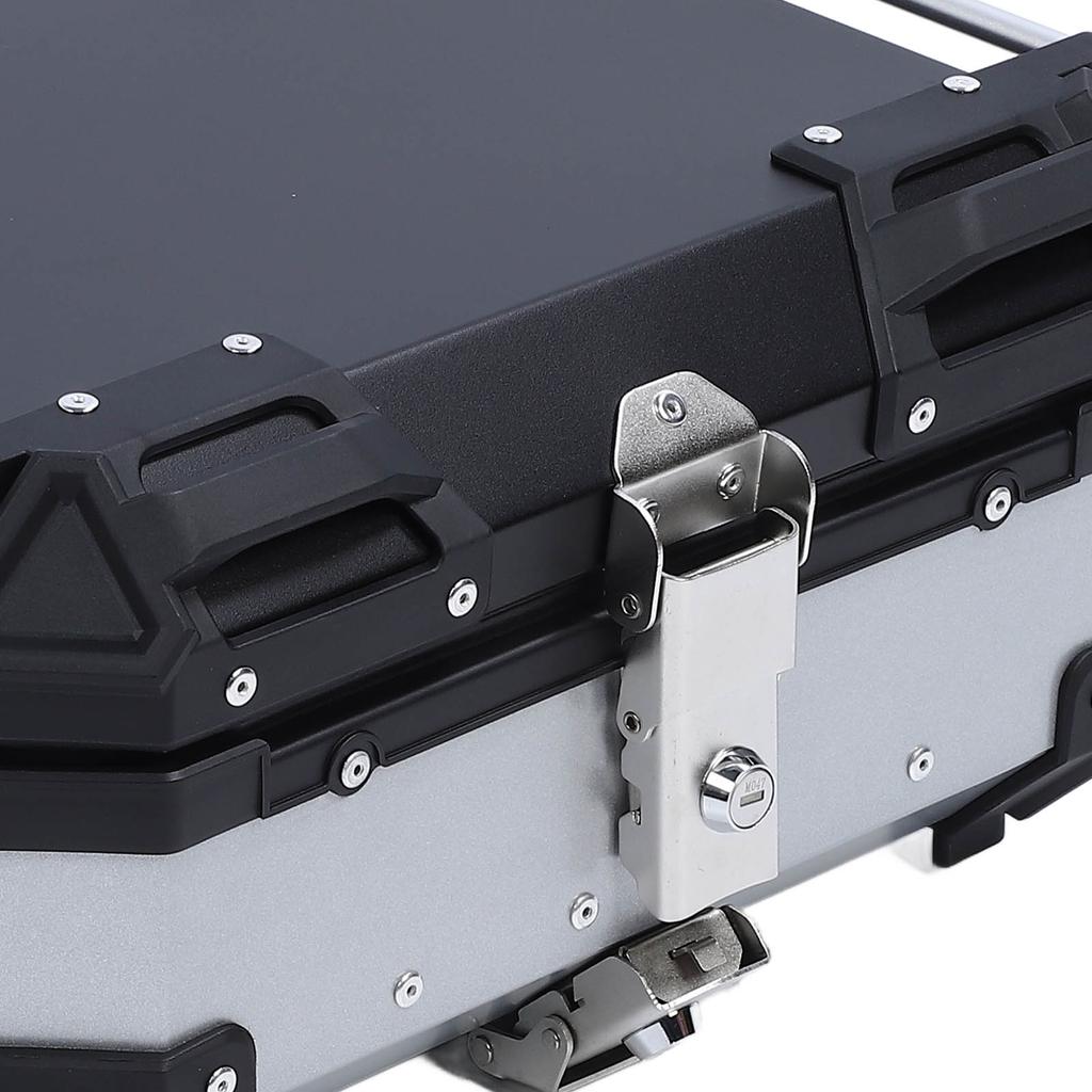 Motorcycle Luggage Box with Removable Base and Liner 28L Large Capacity Shockproof