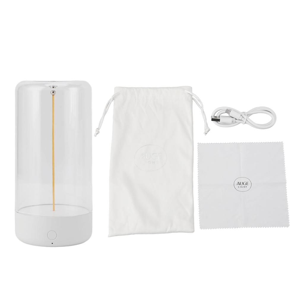 Minimalistische Tischleuchte Kabellos Wiederaufladbar Touch Dimmbar LED Nachtlicht Mit Atmungseffekt