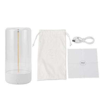 Lampă de masă minimalistă fără fir, reîncărcabilă, cu atingere, cu LED, lumină de noapte cu efect de respirație