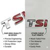 3D TSI Emblem Badge Sticker for Volkswagen Tiguan Golf 7 MK6 Polo Passat B6 B7 MSRE3 Jetta Magotan Trunk Logo Car Styling Accessories