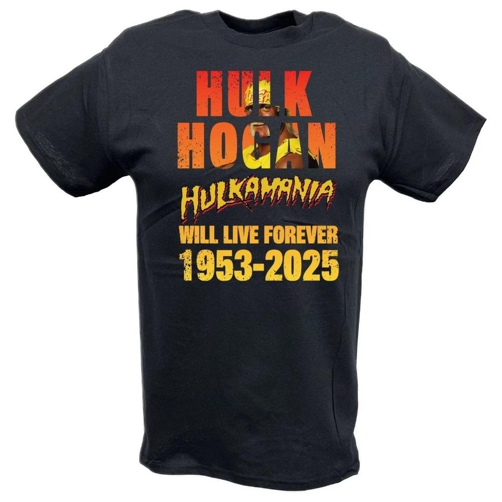 Hulk Hogan HulkaUnisexia Will Live Forever 19532025 Tribute Tshirt S