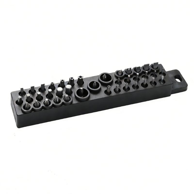 39 Hole Screwdriver Accessory Holders for 1/4Inch Hexagonal Bit Toolbox Organization Storage Solution