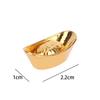 10pcs/set Office Home Decor Fengshui Decor Mascot Ingot Ornament Gold Ingot Yuanbao Lucky Money
