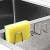 Kitchen Accessories Punch Free Sponges Holder Storage Hook Shelf Bathroom Stainless Steel Storage Holder Bathroom Accessories